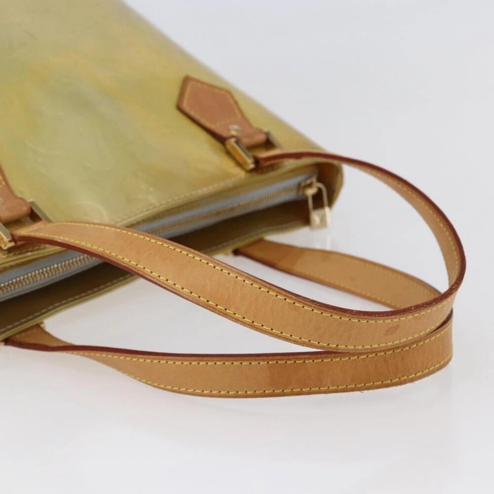 LOUIS VUITTON Monogram Vernis Houston Hand Bag Gris - Picture 8 of 14